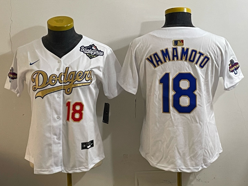 women Los Angeles Dodgers #8 Hernandez white Game 2026 Nike MLB Jersey 04140028